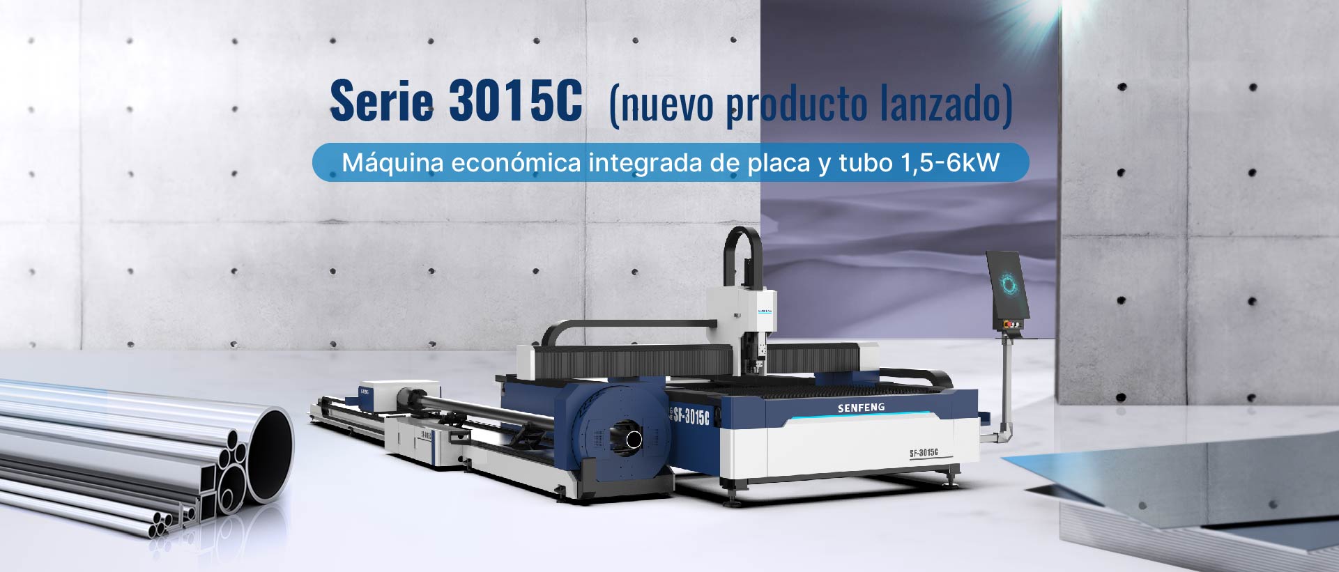 3015C Máquina económica integrada de placa y tubo 1,5-6kW